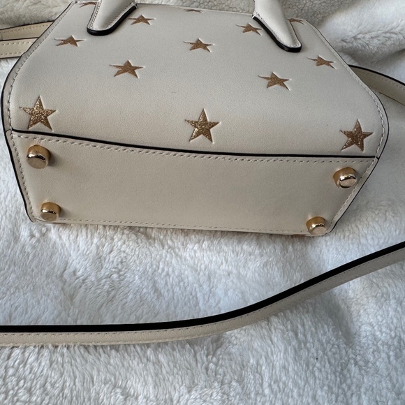 Coach Andrea Mini Carryall Ivory Bag With Gold Star Print ⭐️⭐️⭐️ - Picture 5 of 8